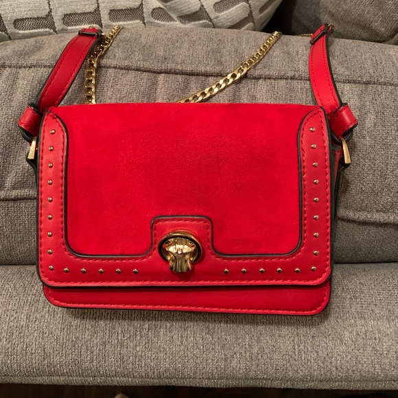 Topshop Red Crossbody Purse - Picture 5 of 6